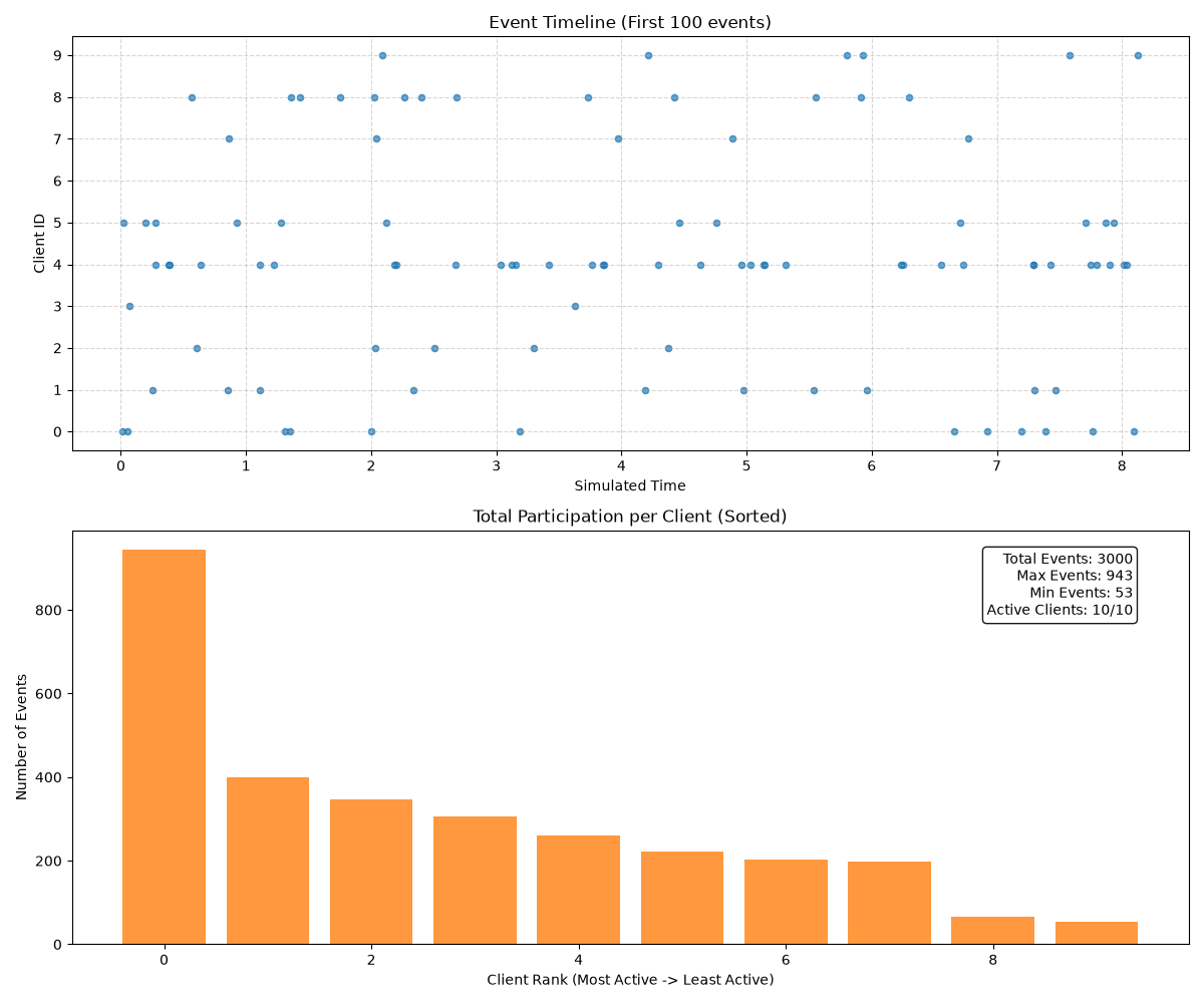 Heterogeneous Asynchronous Arrivals